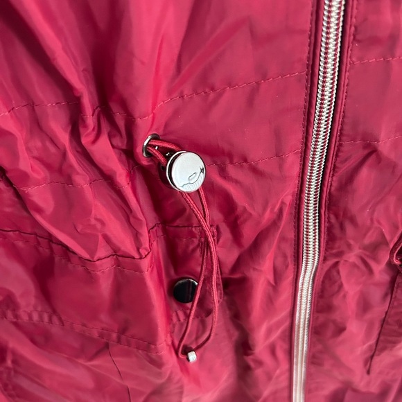 LC Waikiki Outerwear Women’s Rain Jacket Full Zip W Hood Wine Color
Size L - Picture 3 of 14